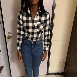 Plaid top